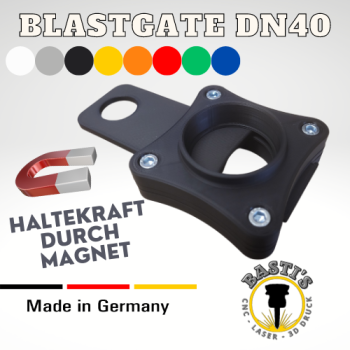 Sperrschieber DN40 mit Magnet